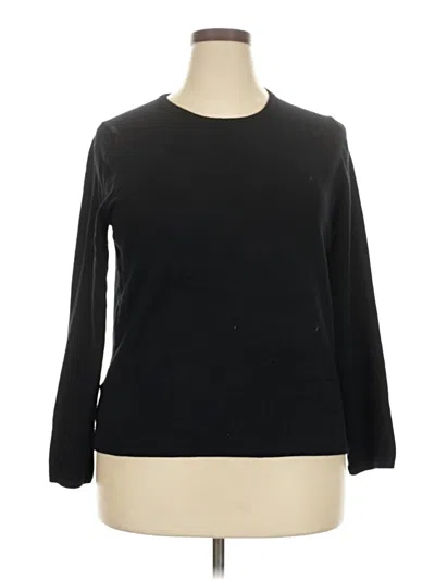 Pre-owned Ann Taylor Pullover Sweater In Black