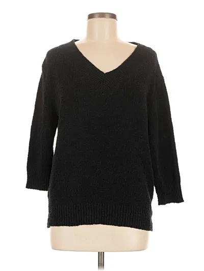 Pre-owned Ann Taylor Pullover Sweater In Black