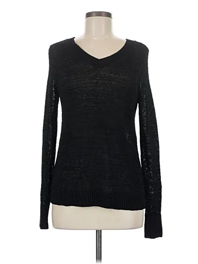 Pre-owned Ann Taylor Pullover Sweater In Black