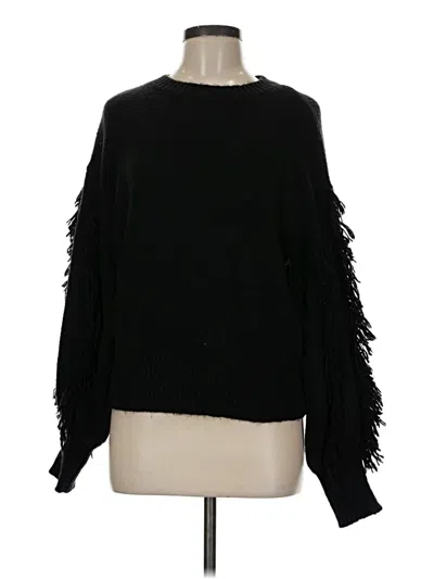 Pre-owned Ann Taylor Pullover Sweater In Black