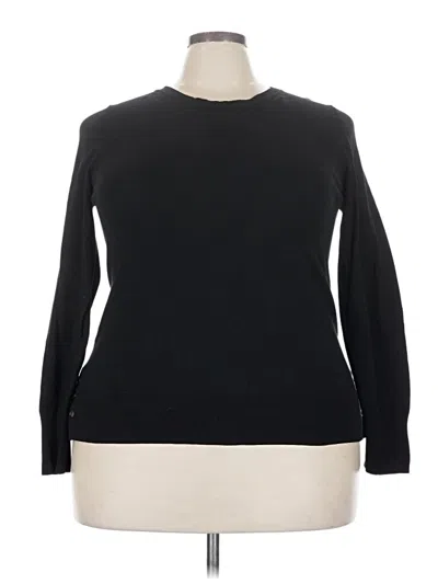Pre-owned Ann Taylor Pullover Sweater In Black