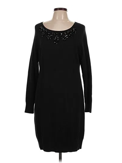 Pre-owned Ann Taylor Pullover Sweater In Black