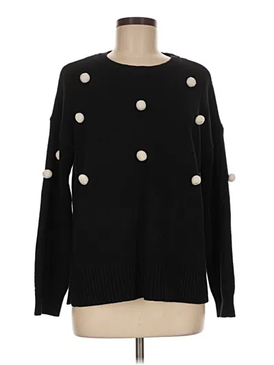 Pre-owned Ann Taylor Pullover Sweater In Black