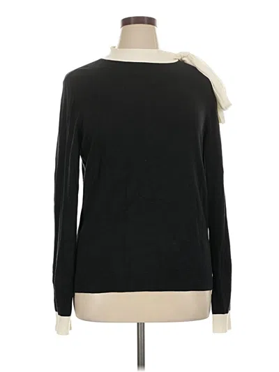 Pre-owned Ann Taylor Pullover Sweater In Black