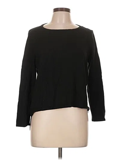 Pre-owned Ann Taylor Pullover Sweater In Black