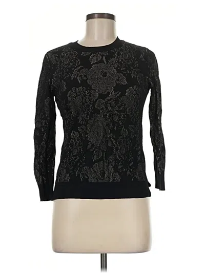 Pre-owned Ann Taylor Pullover Sweater In Black