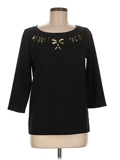 Pre-owned Ann Taylor Pullover Sweater In Black