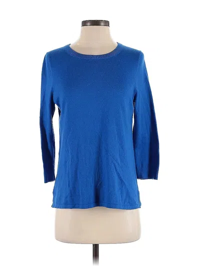 Pre-owned Ann Taylor Pullover Sweater In Blue