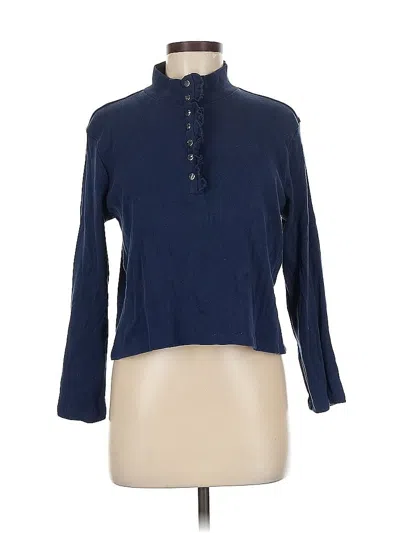 Pre-owned Ann Taylor Pullover Sweater In Blue