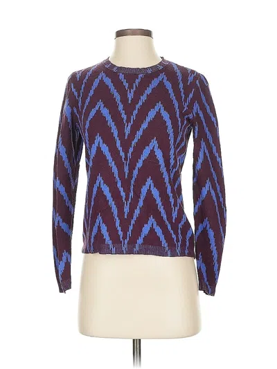 Pre-owned Ann Taylor Pullover Sweater In Blue
