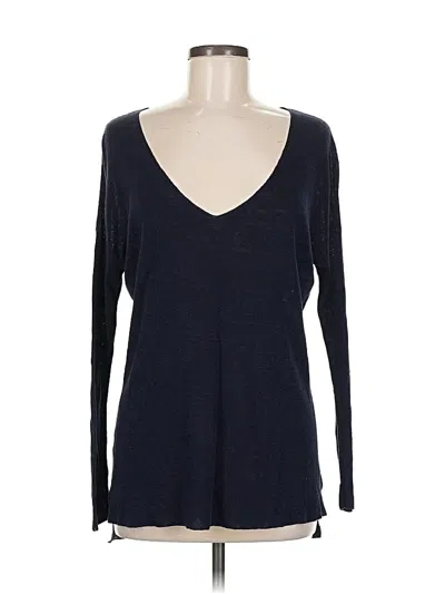 Pre-owned Ann Taylor Pullover Sweater In Blue