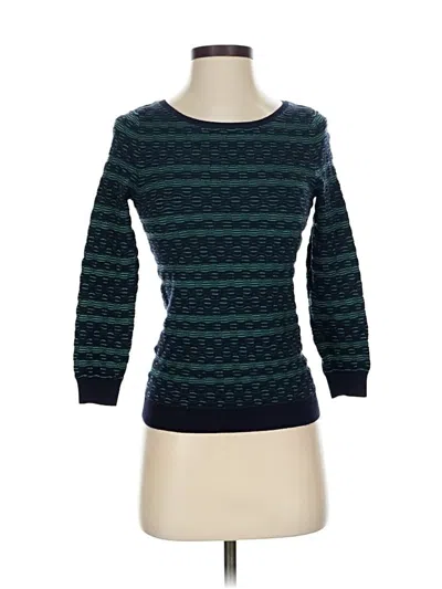 Pre-owned Ann Taylor Pullover Sweater In Blue