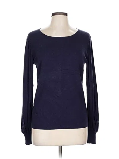 Pre-owned Ann Taylor Pullover Sweater In Blue
