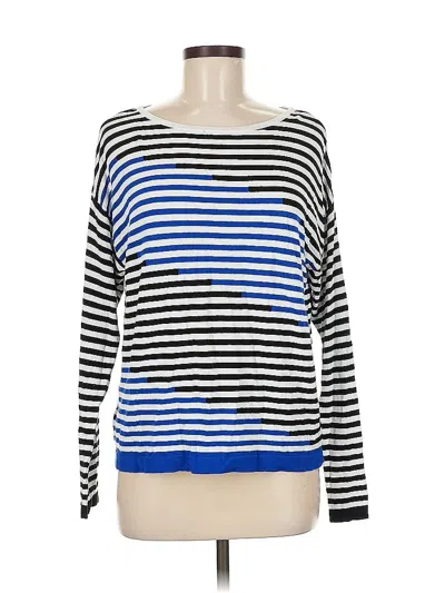 Pre-owned Ann Taylor Pullover Sweater In Blue