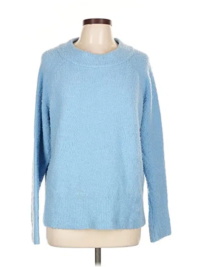 Pre-owned Ann Taylor Pullover Sweater In Blue