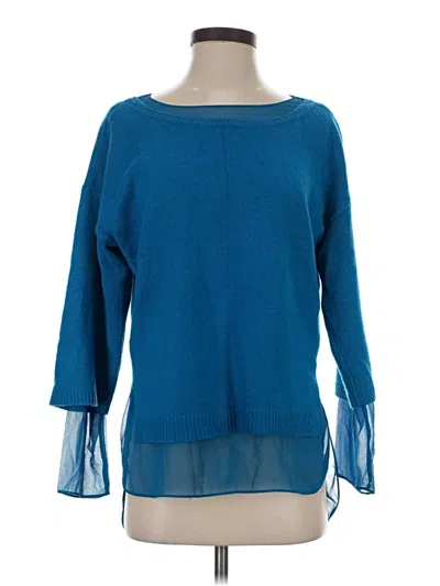 Pre-owned Ann Taylor Pullover Sweater In Blue