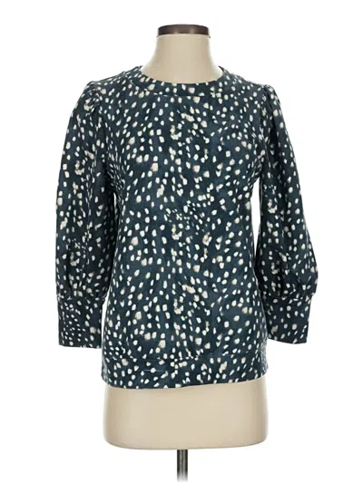 Pre-owned Ann Taylor Pullover Sweater In Blue