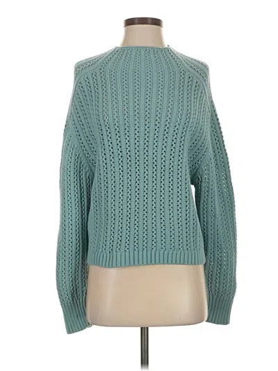 Pre-owned Ann Taylor Pullover Sweater In Blue