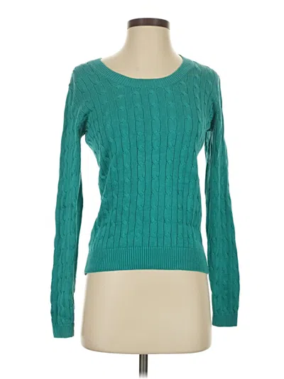 Pre-owned Ann Taylor Pullover Sweater In Blue