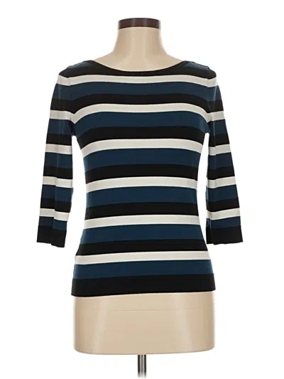Pre-owned Ann Taylor Pullover Sweater In Blue