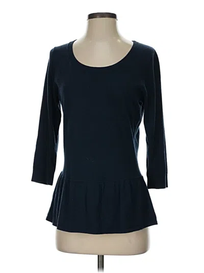 Pre-owned Ann Taylor Pullover Sweater In Blue