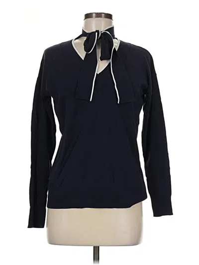Pre-owned Ann Taylor Pullover Sweater In Blue