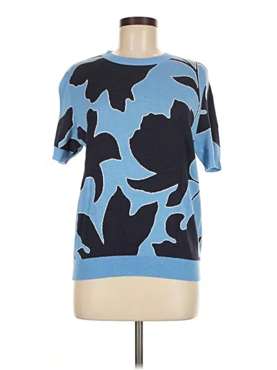 Pre-owned Ann Taylor Pullover Sweater In Blue