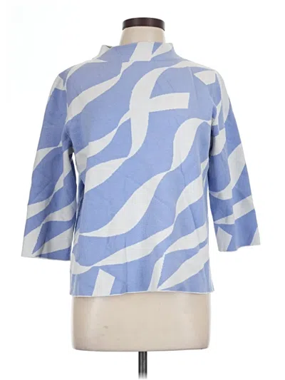 Pre-owned Ann Taylor Pullover Sweater In Blue