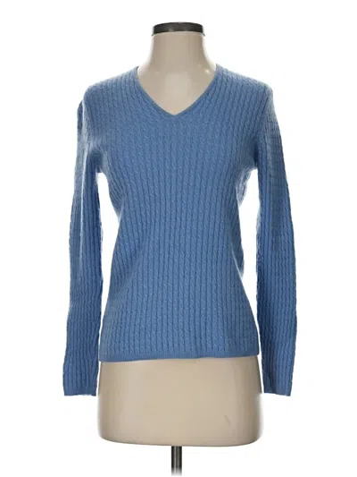 Pre-owned Ann Taylor Pullover Sweater In Blue