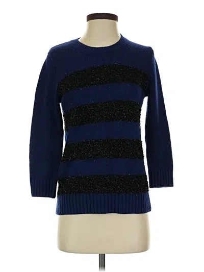 Pre-owned Ann Taylor Pullover Sweater In Blue