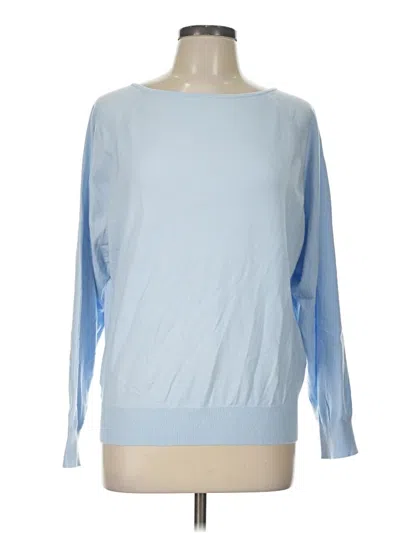 Pre-owned Ann Taylor Pullover Sweater In Blue