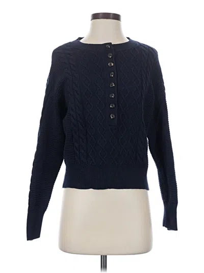 Pre-owned Ann Taylor Pullover Sweater In Blue