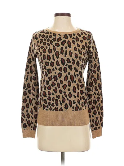 Pre-owned Ann Taylor Pullover Sweater In Brown