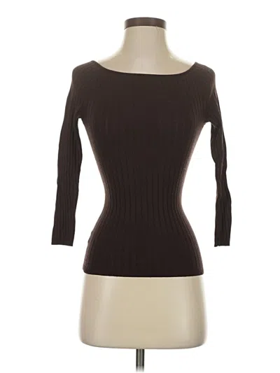 Pre-owned Ann Taylor Pullover Sweater In Brown