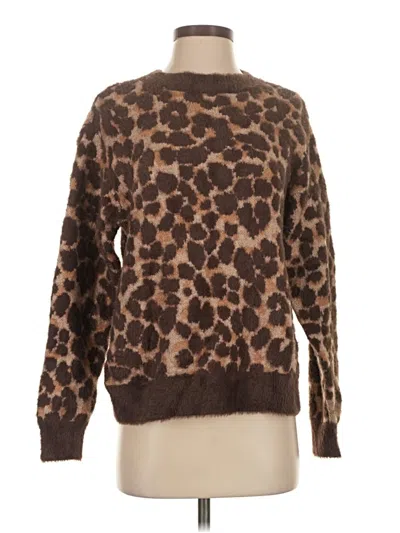 Pre-owned Ann Taylor Pullover Sweater In Brown