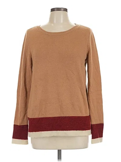 Pre-owned Ann Taylor Pullover Sweater In Brown