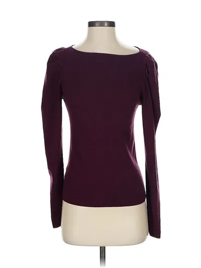 Pre-owned Ann Taylor Pullover Sweater In Burgundy