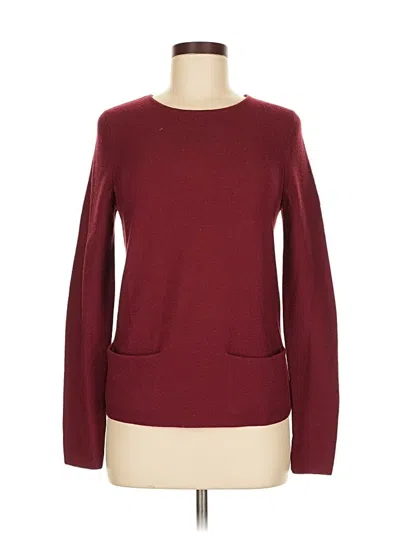 Pre-owned Ann Taylor Pullover Sweater In Burgundy