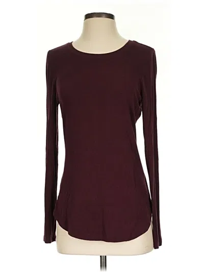 Pre-owned Ann Taylor Pullover Sweater In Burgundy