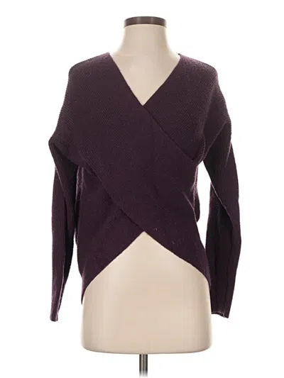 Pre-owned Ann Taylor Pullover Sweater In Burgundy