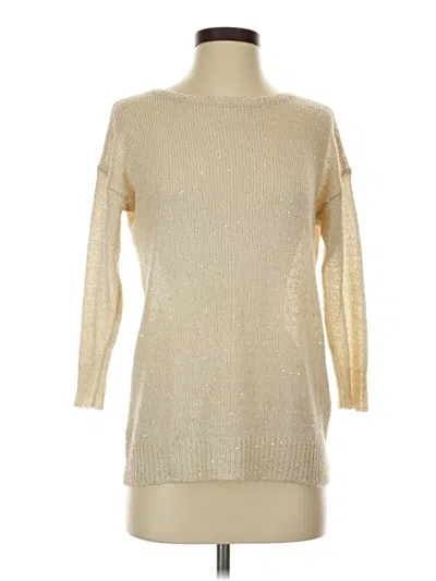 Pre-owned Ann Taylor Pullover Sweater In Gold