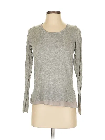 Pre-owned Ann Taylor Pullover Sweater In Gray