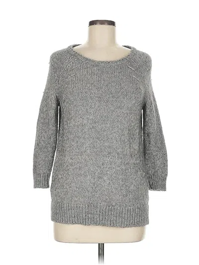 Pre-owned Ann Taylor Pullover Sweater In Gray