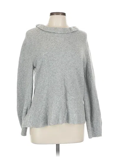 Pre-owned Ann Taylor Pullover Sweater In Gray