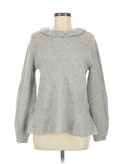 Pre-owned Ann Taylor Pullover Sweater In Gray