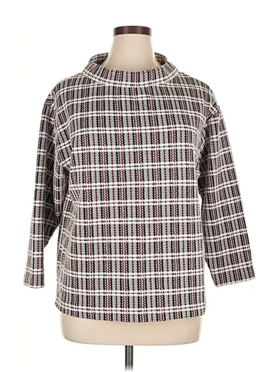 Pre-owned Ann Taylor Pullover Sweater In Gray