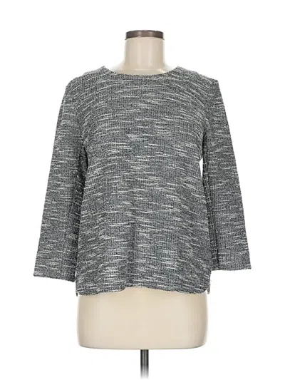 Pre-owned Ann Taylor Pullover Sweater In Gray