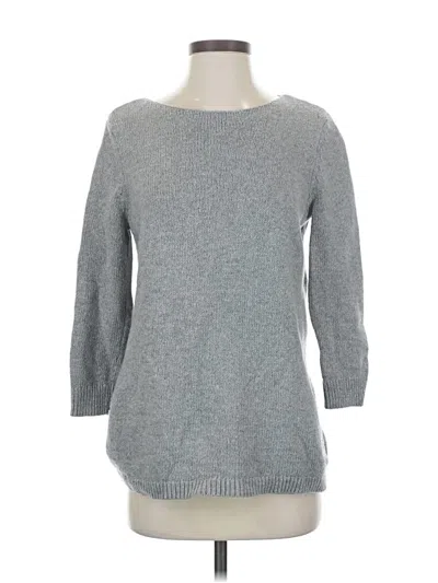 Pre-owned Ann Taylor Pullover Sweater In Gray