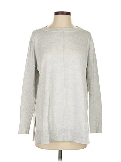 Pre-owned Ann Taylor Pullover Sweater In Gray