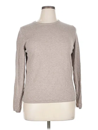 Pre-owned Ann Taylor Pullover Sweater In Gray